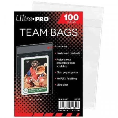 Ultra Pro Team Bags Resealable Sleeves - 100 stk