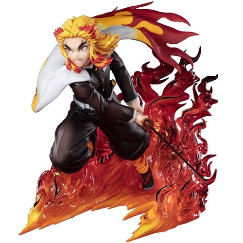 BANDAI FIGUARTS ZERO DEMON SLAYER KYOJURO RENGOKU FLAME HASHIRA STATUE