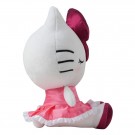 Sanrio Plush Figure Hello Kitty Red Velvet Dress M 17 cm thumbnail