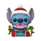 Disney POP! Holiday Stitch w/Lights Vinyl Figure 1504 thumbnail