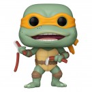 Teenage Mutant Ninja Turtles POP! Movies Michelangelo Sausage Link Nunchucks Vinyl Figure 1611 thumbnail