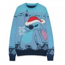 Lilo & Stitch Genser Christmas Jumper Stitch Blue thumbnail