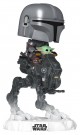 Star Wars POP! Rides Deluxe Vinyl Figure The Mandalorian with Grogu in Imperial Remnant AT-RT 9 cm 837 thumbnail