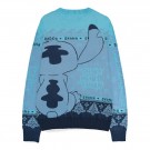 Lilo & Stitch Genser Christmas Jumper Stitch Blue thumbnail