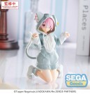 Re:Zero Starting Life in Another World Yumemirize PVC Statue Ram Mofumofu Pack 11 cm - Forventet Mars thumbnail
