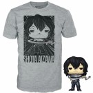 My Hero Academia Shota Aizawa Pop! Vinyl Figure with Adult Gray Pop! T-Shirt thumbnail