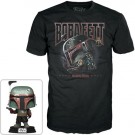 Star Wars: The Mandalorian Boba Fett Pop! Vinyl Figure and Adult Black Pop! T-Shirt thumbnail