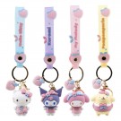 Sanrio Peach Series Nøkkelring med Håndstropp – Hello Kitty & Friends thumbnail