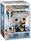 Sonic The Hedgehog POP! Games Silver The Hedgehog(GW) Vinyl Figure 633 thumbnail