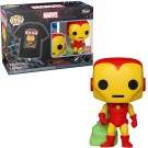 Marvel Holiday Iron Man Glow-in-the-Dark Funko Pop! Vinyl Figure 1282 og Voksen T-Shirt 2-Pack thumbnail