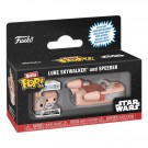 Star Wars Bitty POP! Rides Vinyl Figure Luke Skywalker and Speeder thumbnail