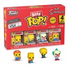The Simpsons Bitty POP! Vinyl Figure 4-Pack Series 1 2 cm thumbnail
