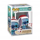Disney POP! Holiday Stitch w/CC Vinyl Figure 1502 thumbnail