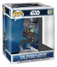 Star Wars POP! Rides Deluxe Vinyl Figure The Mandalorian with Grogu in Imperial Remnant AT-RT 9 cm 837 thumbnail