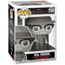 WandaVision 50's Vision Black & White Pop! Vinyl Figure 714 mulighet for Chase thumbnail