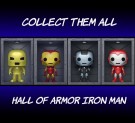 Marvel Iron Man Hall of Armor Iron Man Model 1 Deluxe Pop! Vinyl Figure - Previews Exclusive 1035 thumbnail