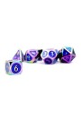 FanRoll Dice Set Rainbow with Blue Enamel (7) thumbnail