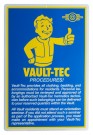 Fallout Procedures Metallskilt thumbnail