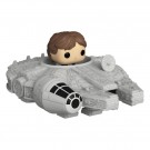Star Wars Bitty POP! Rides Display Han Solo w/Millenium Falcon 2,5 cm thumbnail