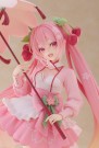 Hatsune Miku AMP PVC Statue Newley Written Sakura Miku Sakura Dress Ver. 21 cm thumbnail