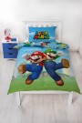 Super Mario dynetrekk 140x200 cm - Bomull thumbnail