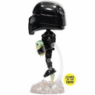Star Wars: The Mandalorian Dark Trooper Grogu - Glow in dark Pop! Vinyl - EE Excl. 488 thumbnail