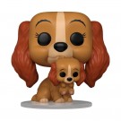 Lady and the Tramp POP! Disney Lady w/puppy Vinyl Figure 1553 thumbnail