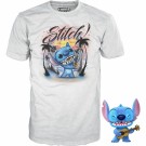 Lilo & Stitch Stitch with Ukelele Flocked Funko Pop! Vinyl Figure 1044 and Adult Pop! T-Shirt 2-Pack thumbnail
