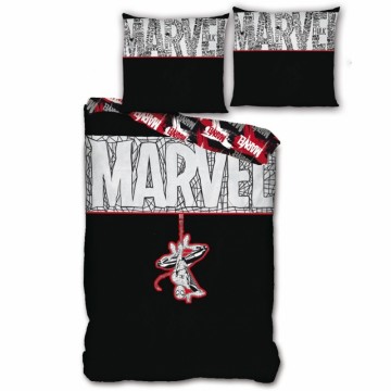 Avengers Marvel Dynetrekk - Spiderman 140cm x 200cm - Bomull