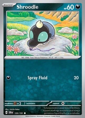 Surging Sparks 120/191 Shroodle - Reverse Holo