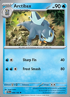 Paldea Evolved 59/193 Arctibax - Reverse Holo