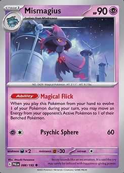 Paldea Evolved 88/193 Mismagius - Reverse Holo