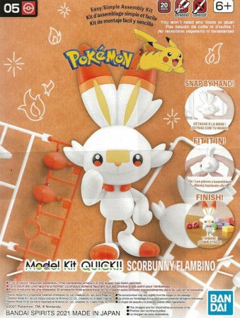 Pokemon Scorbunny Model Kit