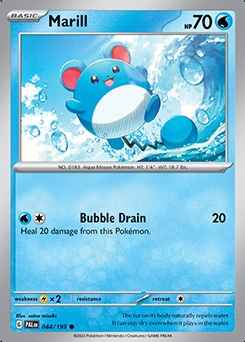 Paldea Evolved 44/193 Marill - Reverse Holo