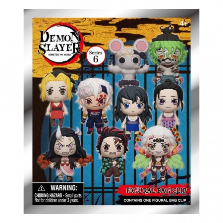 Demon Slayer: Kimetsu no Yaiba 3D PVC Bag Clip Series 6