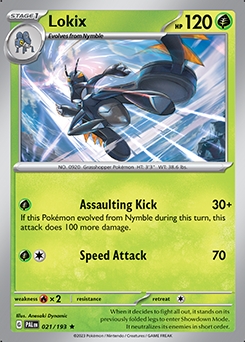 Paldea Evolved 21/193 Lokix - Reverse Holo