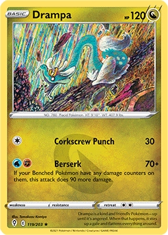 Evolving Skies 119/203 Drampa - Rare