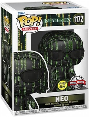  The Matrix 4 POP! Movies Vinyl Figure 1172 Neo (Coded) 