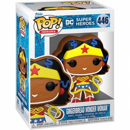 DC Comics Super Heroes Gingerbread Wonder Woman Pop! Vinyl Figure 446