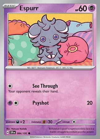 Surging Sparks 84/191 Espurr - Reverse Holo
