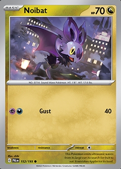 Paldea Evolved 152/193 Noibat - Reverse Holo