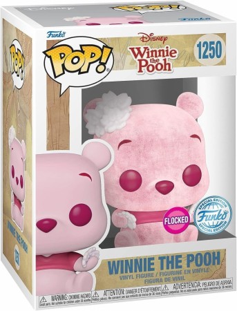 Winnie the Pooh POP! Disney Vinyl Figure Cherry Blosom Pooh (Flocked) Special Edition