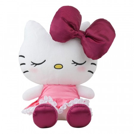 Sanrio Plush Figure Hello Kitty Red Velvet Dress M 17 cm