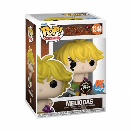 Seven Deadly Sins Meliodas Demon Mode Funko Pop! Vinyl Figure 1344 - PX - Chase