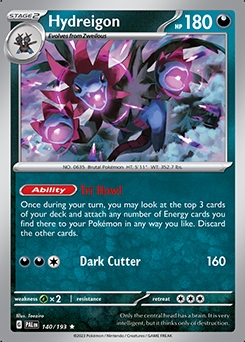Paldea Evolved 140/193 Hydreigon - Reverse Holo