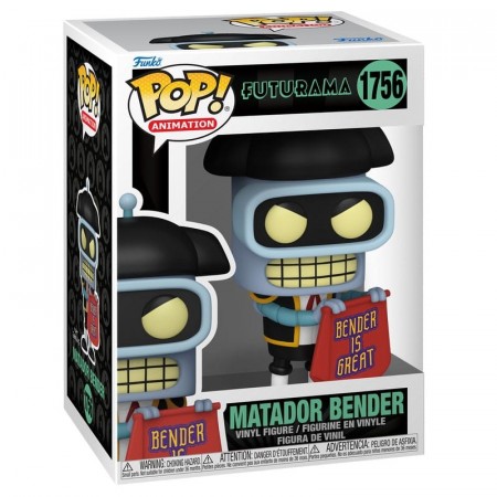 Futurama Pop! Animation Bender (Matador) Vinyl Figure 1759