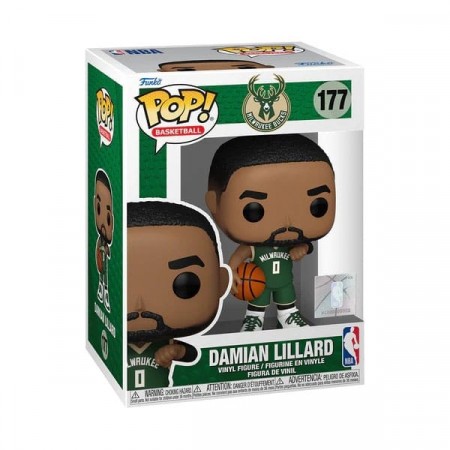 NBA Legends POP! Sports Bucks- Damian Lillard Vinyl Figure 177