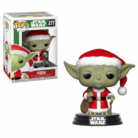 Star Wars POP! Bobble-Head Holiday Santa Yoda Vinyl figure 277
