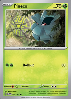 Paldea Evolved 4/193 Pineco - Reverse Holo