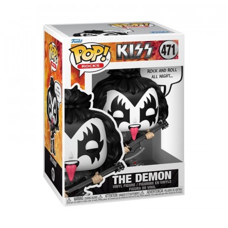KISS POP! Sayings The Demon(R&R All Night) Vinyl Figure 471